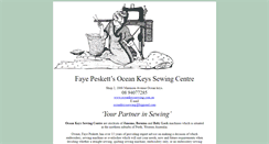 Desktop Screenshot of oceankeyssewing.com.au